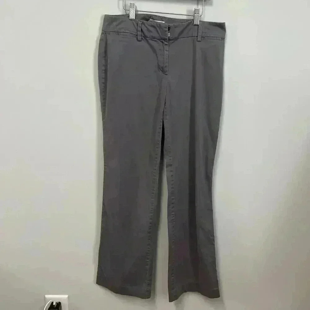 Ann Taylor Loft size 2 Petite Gray Pants